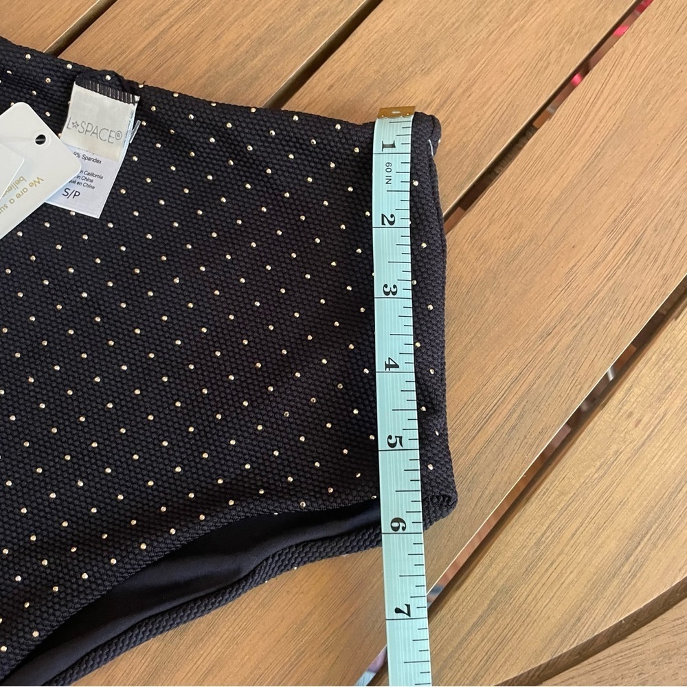 Anthropologie‎ L*Space Portia Classic High Waisted Black Bikini Bottoms - Picture 6 of 7